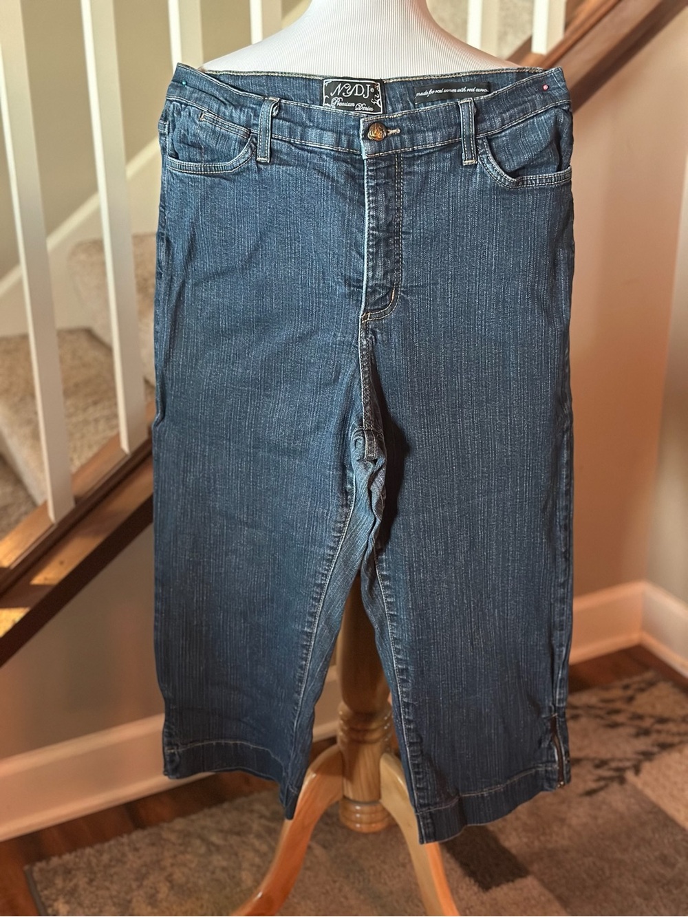 NYDJ Dark Blue Jean Capris - P2012